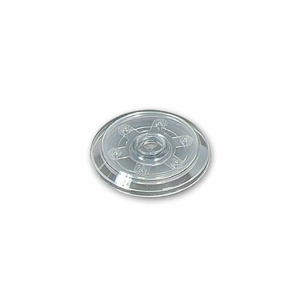 AZAR DISPLAYS 5'' Wide Revolving Display Base-SLOPED CLEAR, 10PK 610105-CLR